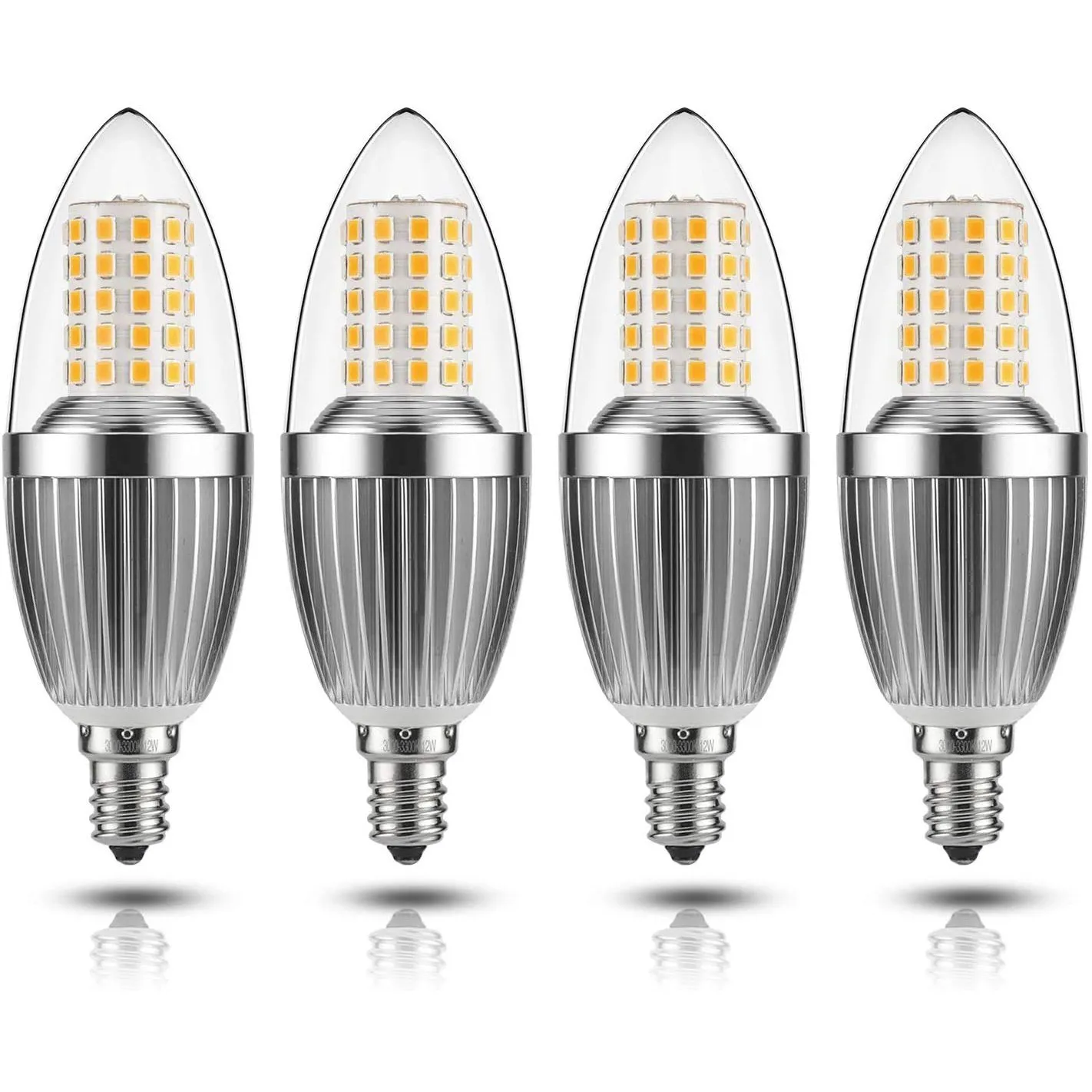 12W LED Candelabra Bulb Non-Dimmable 100-Watt Light Bulbs Equivalent