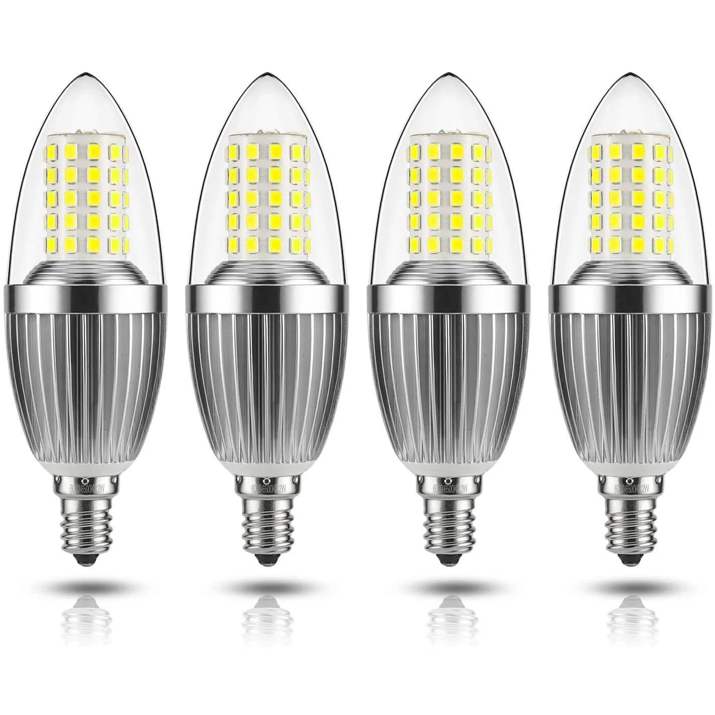 12W LED Candelabra Bulb Non-Dimmable 100-Watt Light Bulbs Equivalent