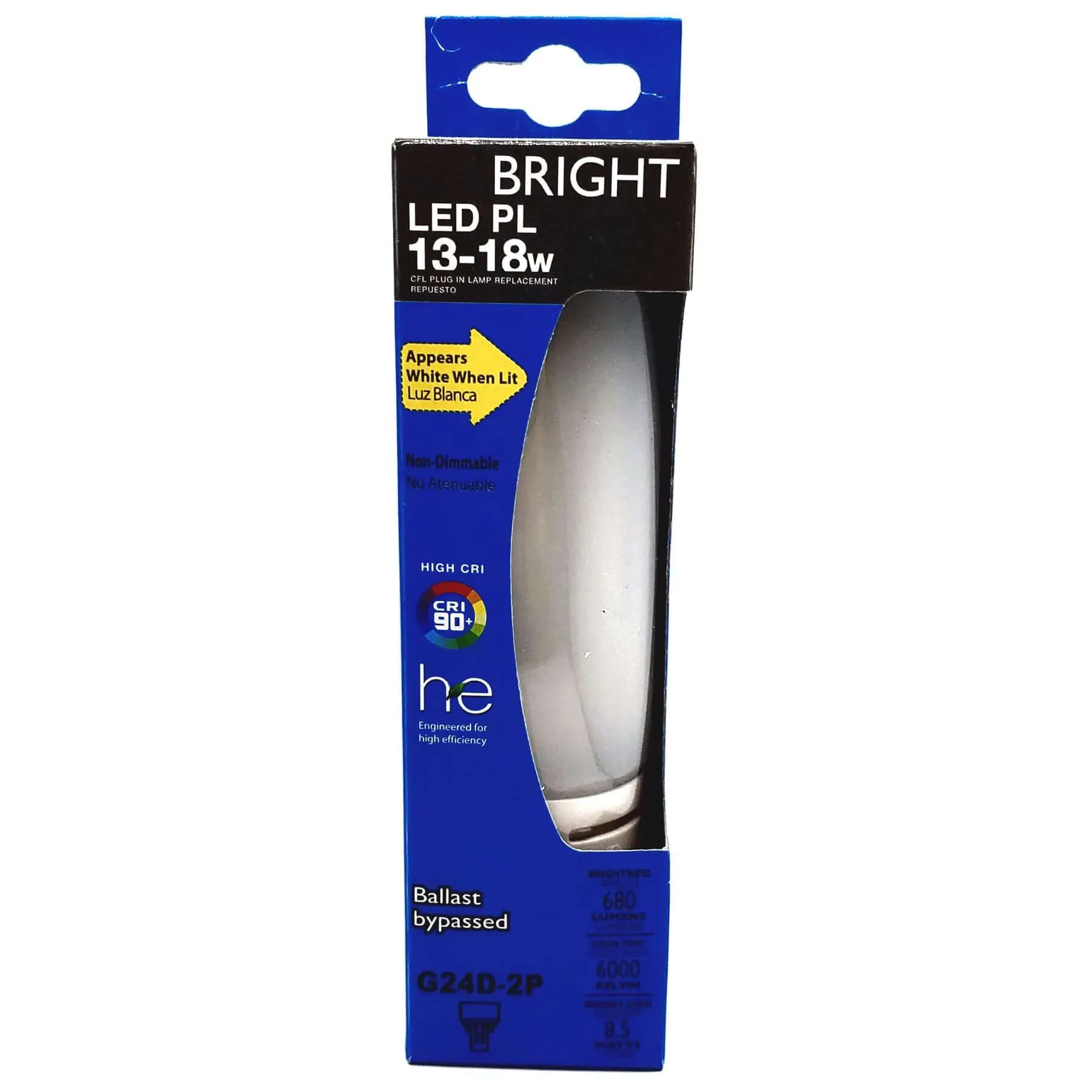 13-18 Watt Equivalent PL Lamp G24D-2P (2-Pin) Benchmark II Vertical LED Light Bulb