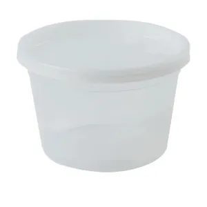 16oz Extra Strong Quality Heavyweight Deli Container with Lids