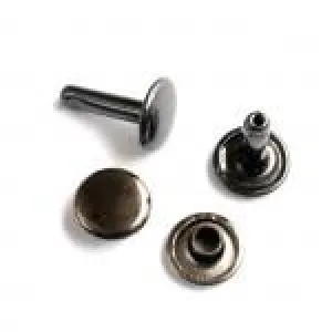 24 Large Rivets 13mm Gunmetal