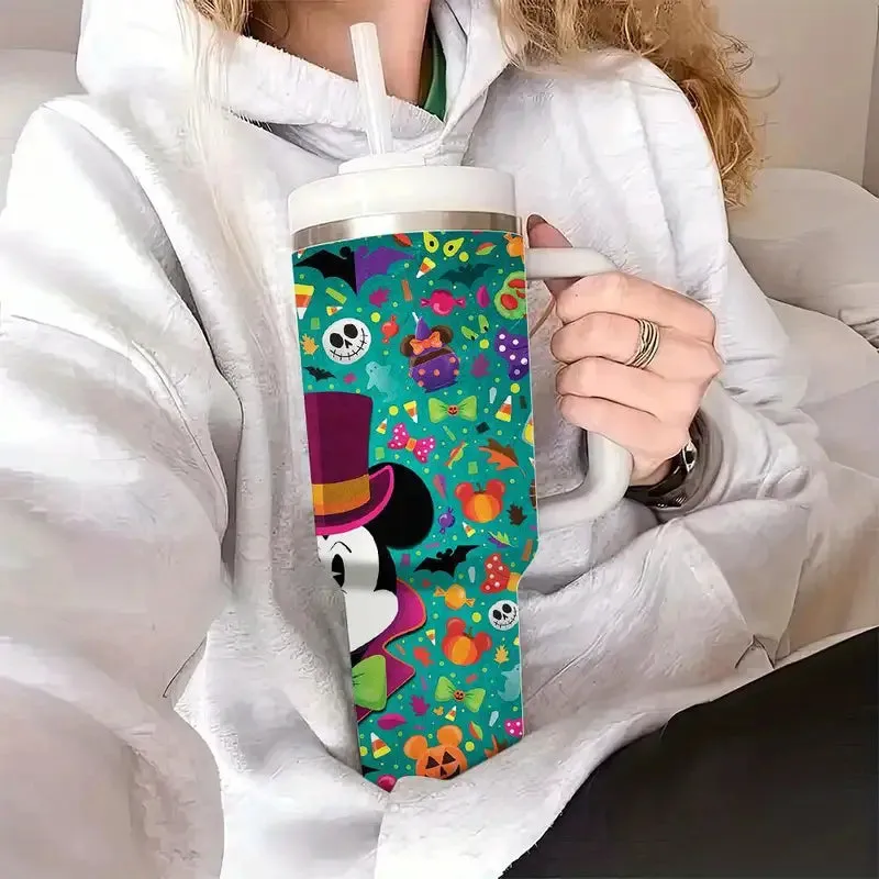 40Oz Mickey Mouse Printed Insulated Tumbler