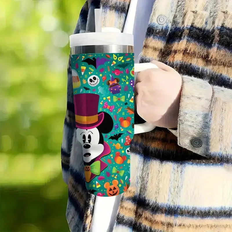 40Oz Mickey Mouse Printed Insulated Tumbler