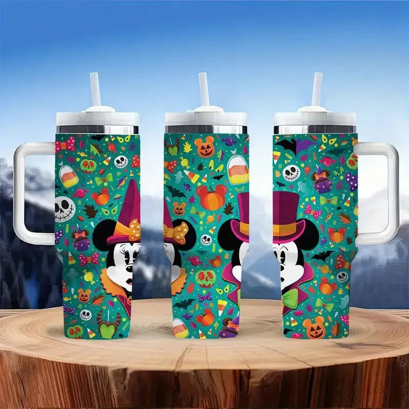 40Oz Mickey Mouse Printed Insulated Tumbler