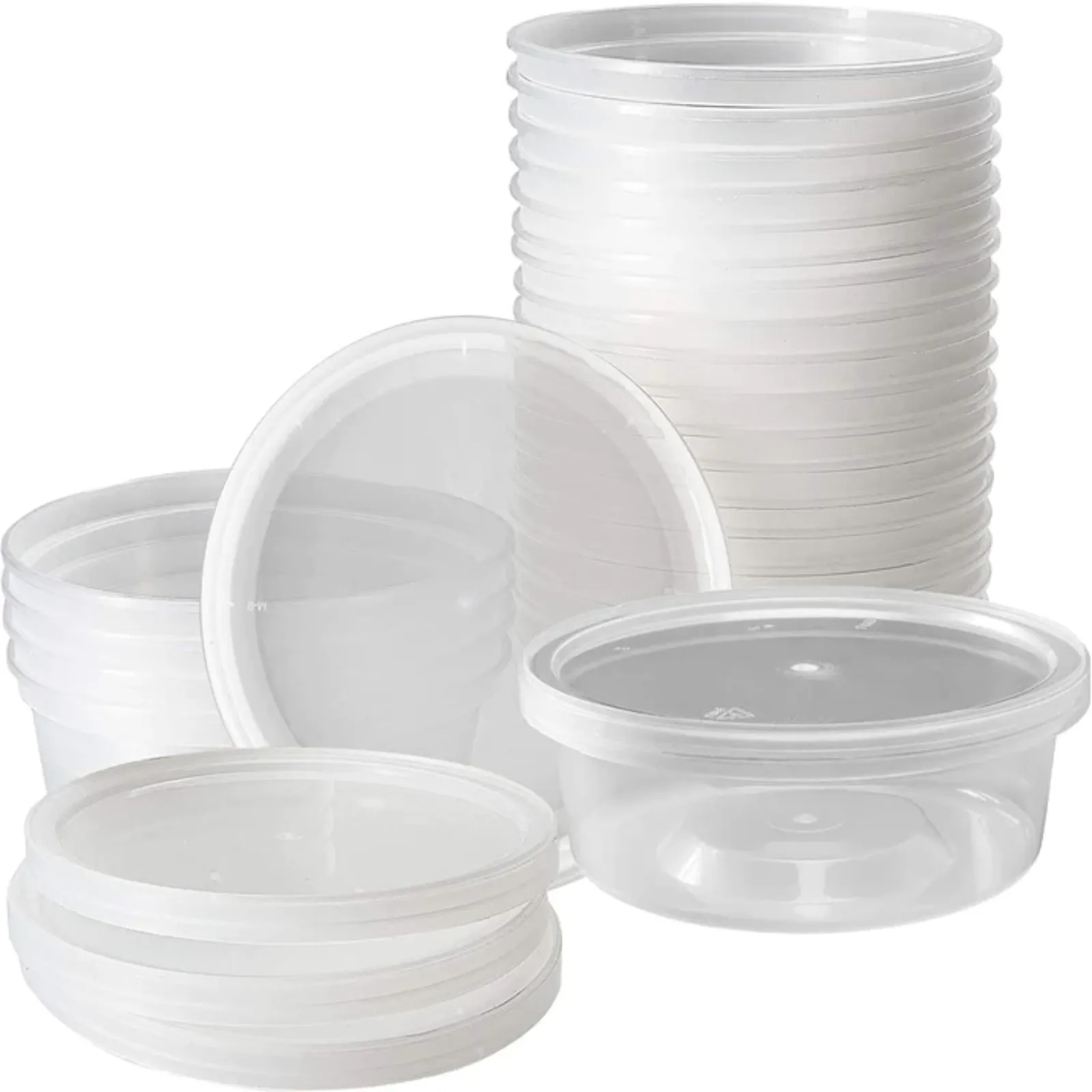 8oz Extra Strong Quality Heavyweight Deli Container with Lid