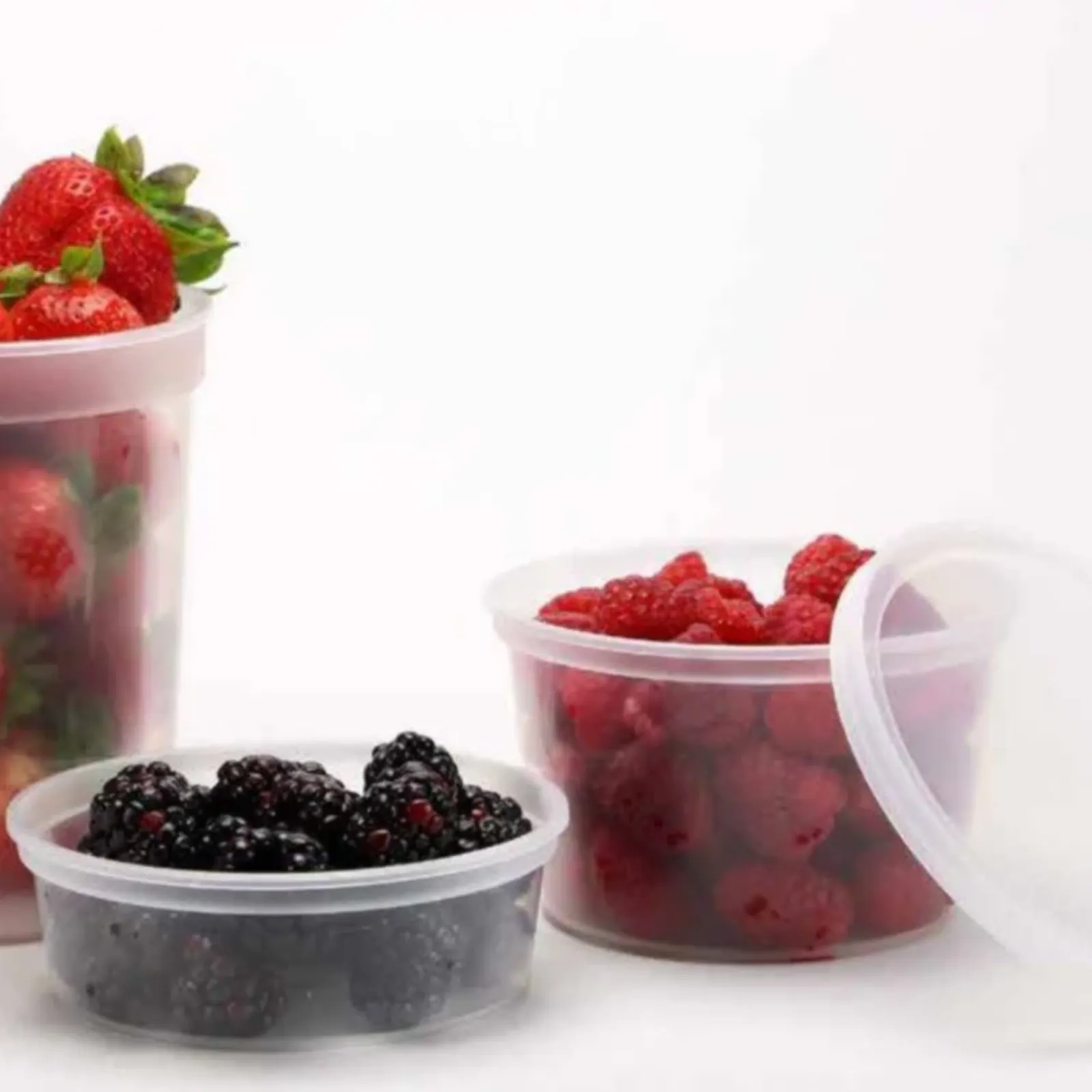 8oz Extra Strong Quality Heavyweight Deli Container with Lid