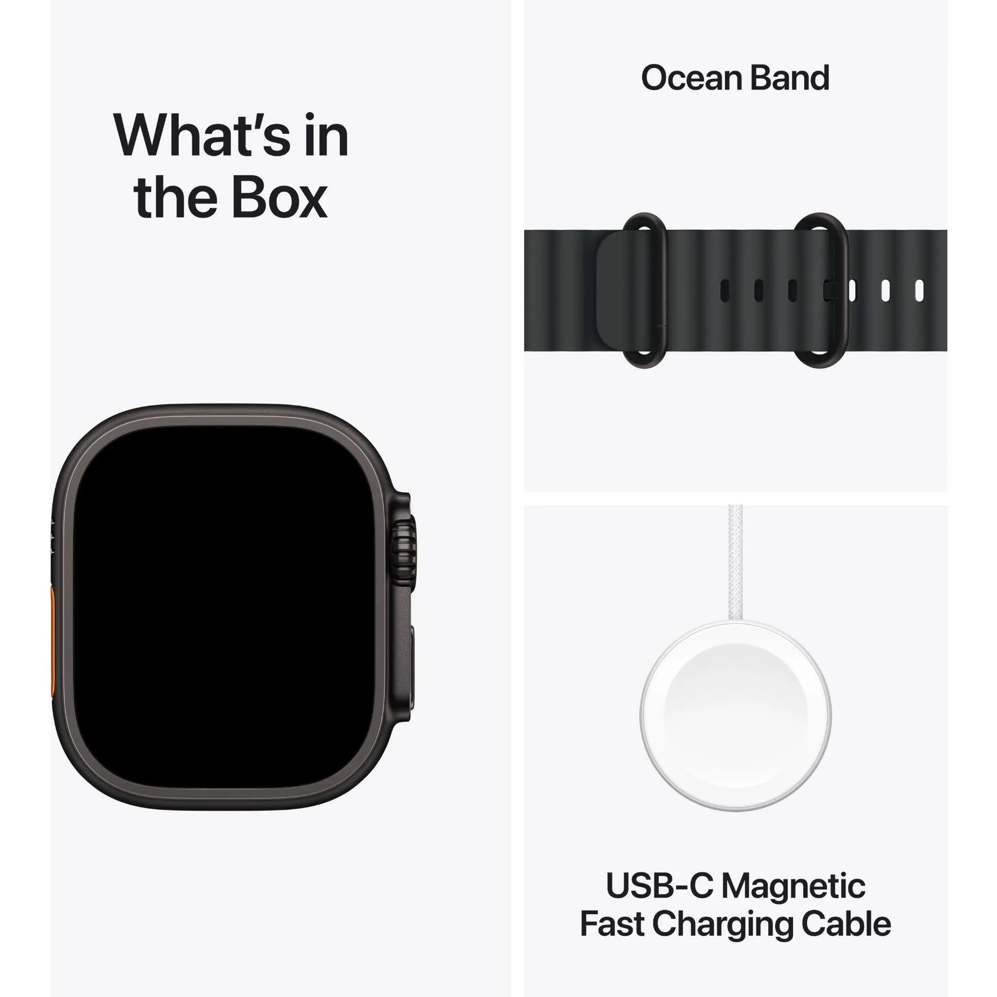 Apple Watch Ultra 2  49mm Black Titanium Case GPS   Cellular Ocean Band