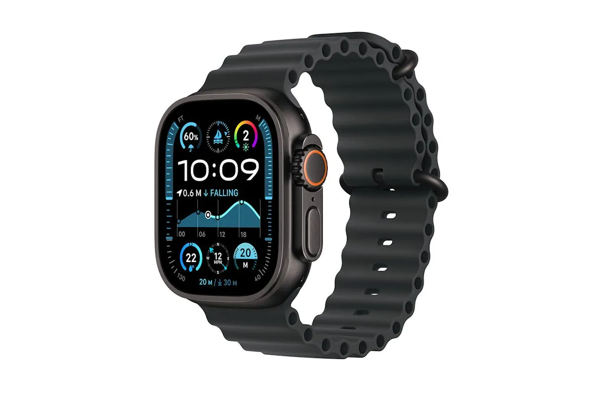 Apple Watch Ultra 2 | 49mm | Black Titanium Case with Black Ocean Band