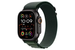 Apple Watch Ultra 2 GPS   Cellular | 49mm | Black Titanium Case with Dark Green Alpine Loop Large