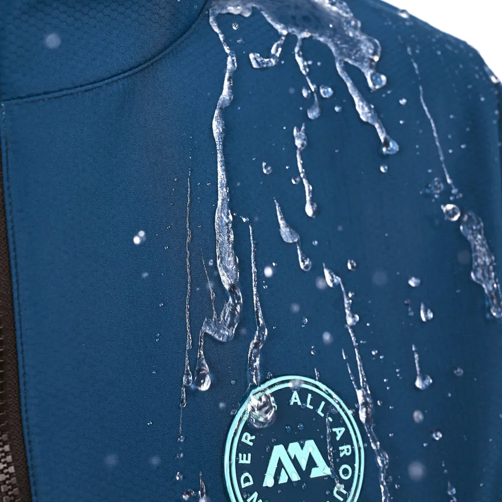 Aqua Marina Water-Repellent Thermal Changing Poncho