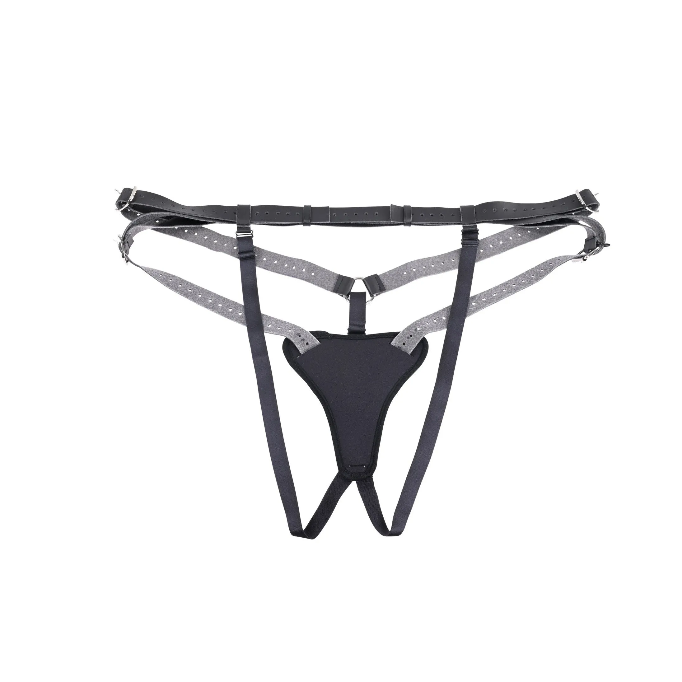 Aurora High Waisted Strap on - Black