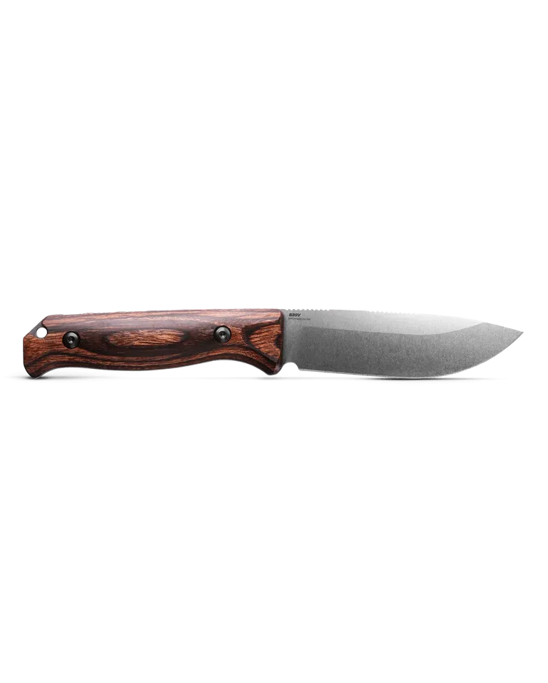 Benchmade Saddle Mountain Skinner | Stabilized Wood