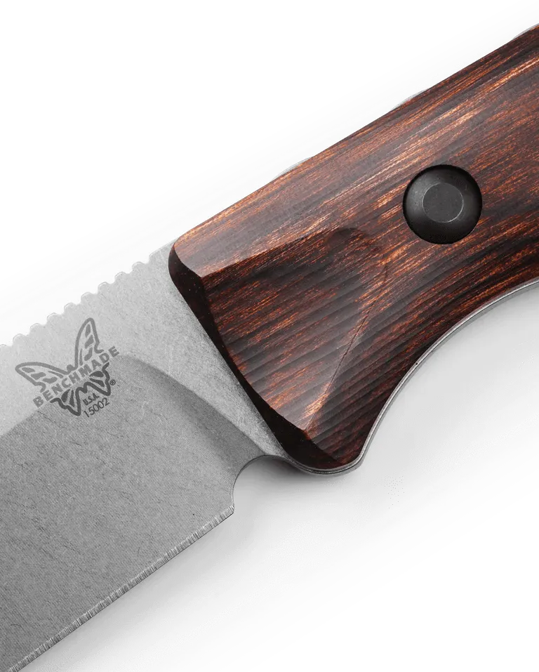 Benchmade Saddle Mountain Skinner | Stabilized Wood