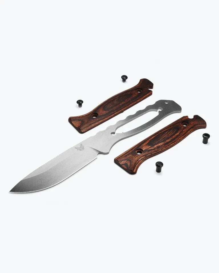 Benchmade Saddle Mountain Skinner | Stabilized Wood