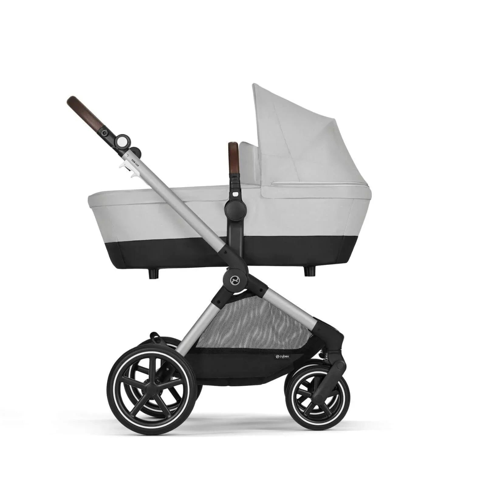 Cybex Eos Lux Silver 2-in-1 Pushchair - Lava Grey