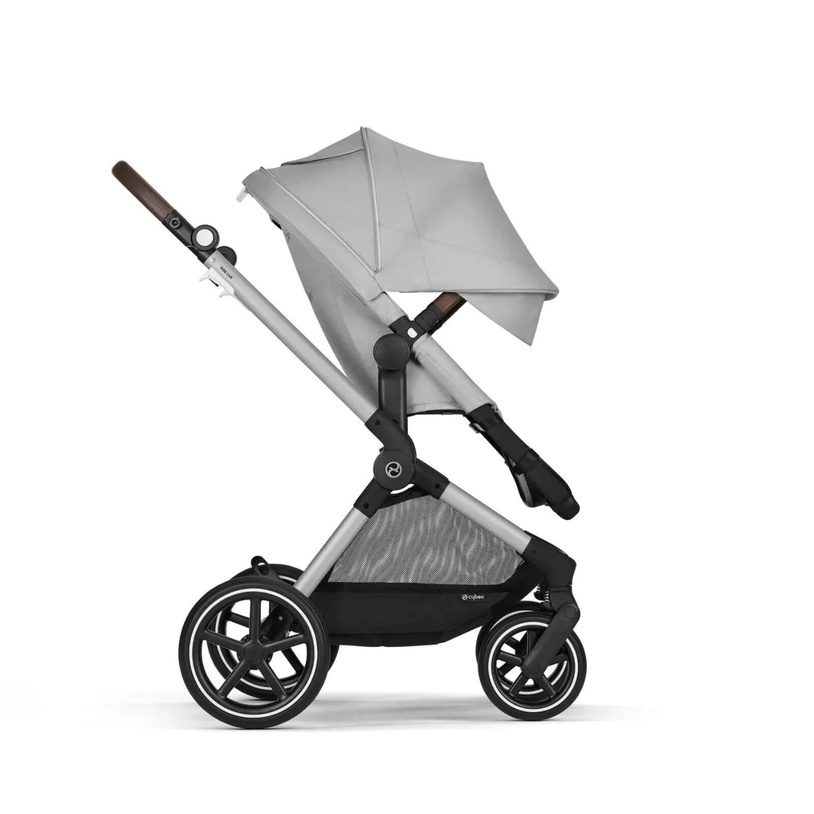 Cybex Eos Lux Silver 2-in-1 Pushchair - Lava Grey