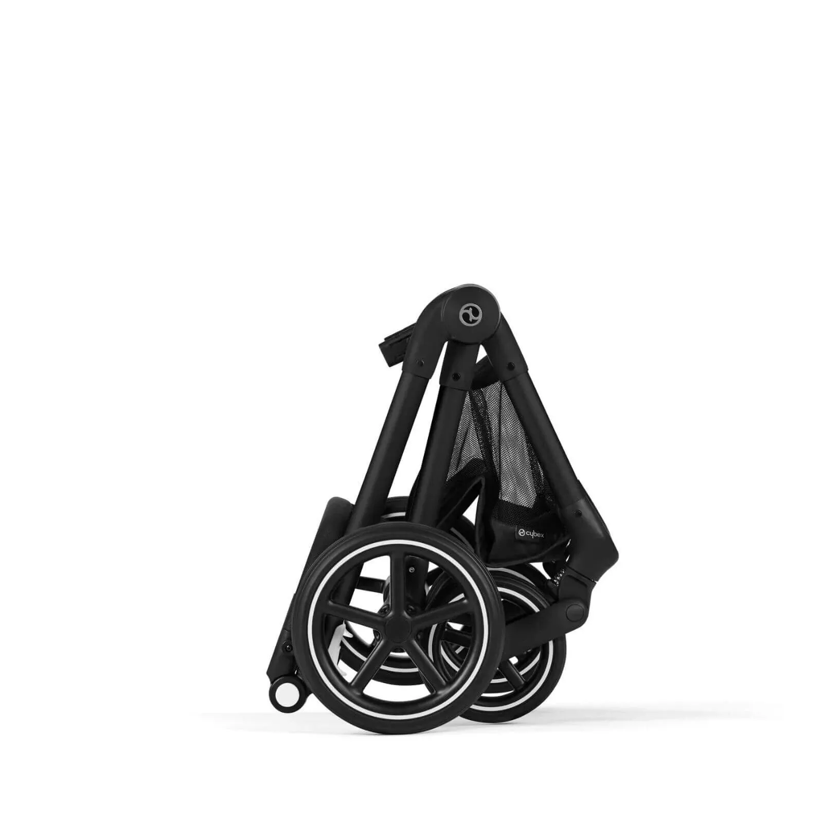 Cybex Eos Lux Silver 2-in-1 Pushchair - Moon Black