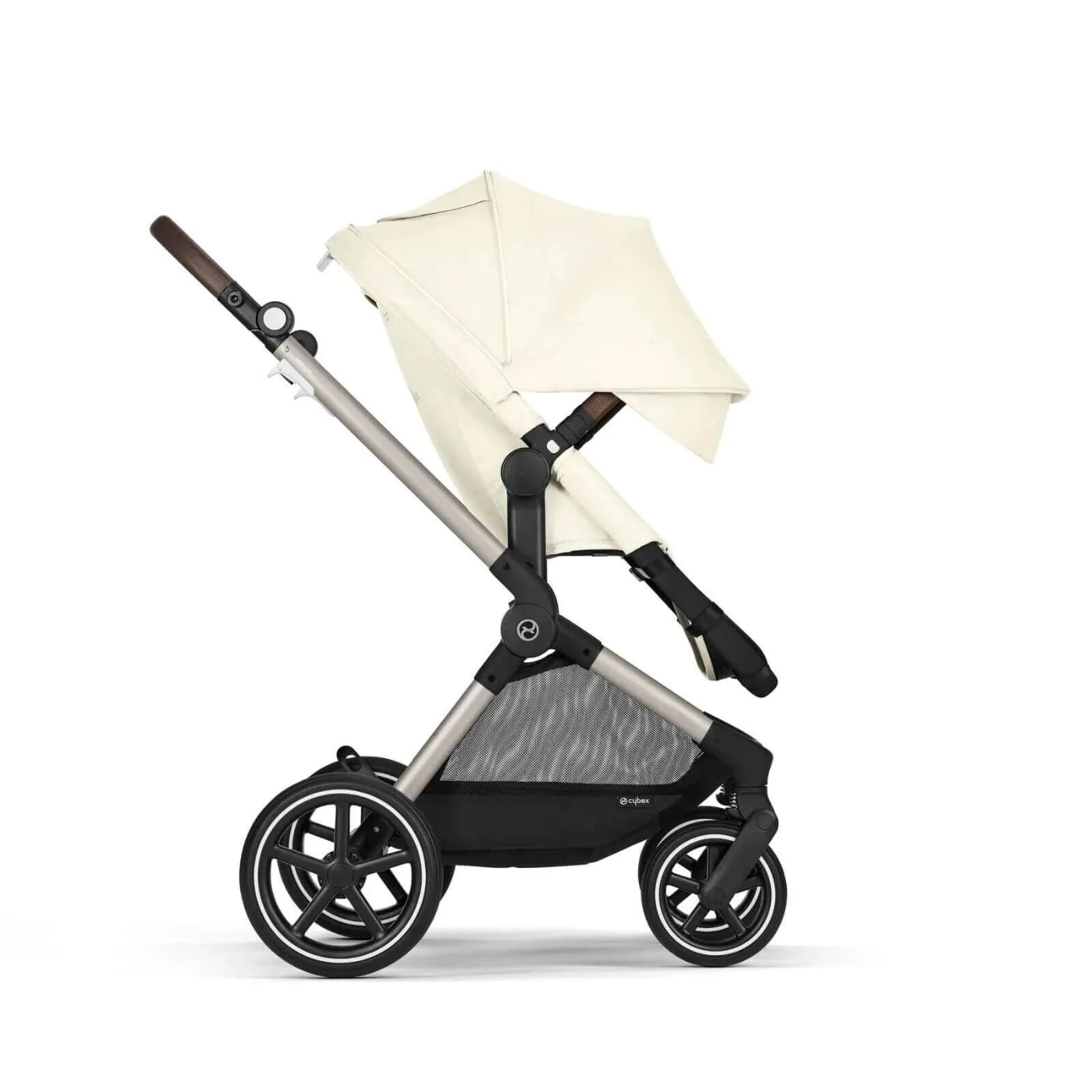 Cybex Eos Lux Silver 2-in-1 Pushchair - Seashell Beige