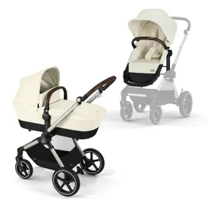 Cybex Eos Lux Silver 2-in-1 Pushchair - Seashell Beige