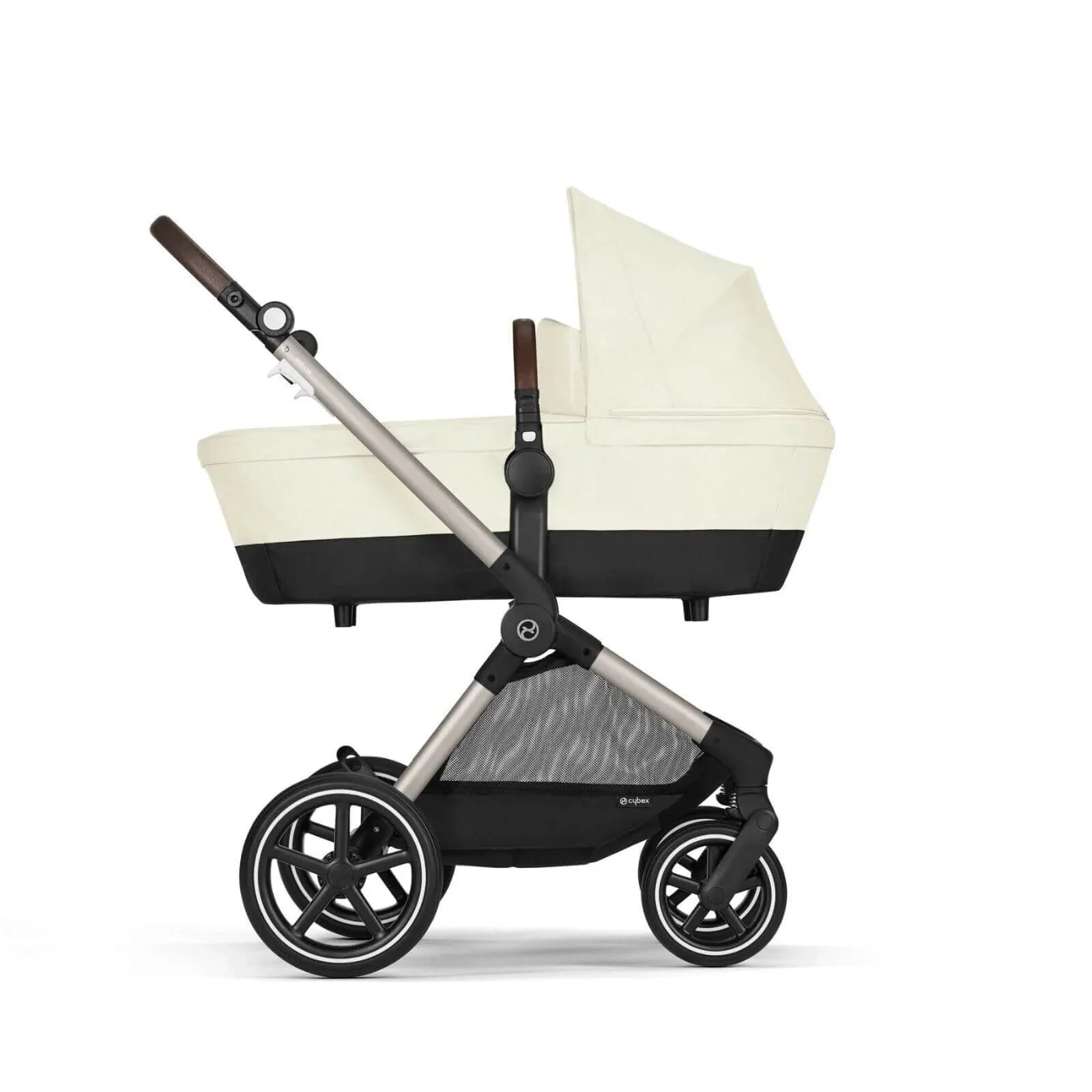 Cybex Eos Lux Silver 2-in-1 Pushchair - Seashell Beige