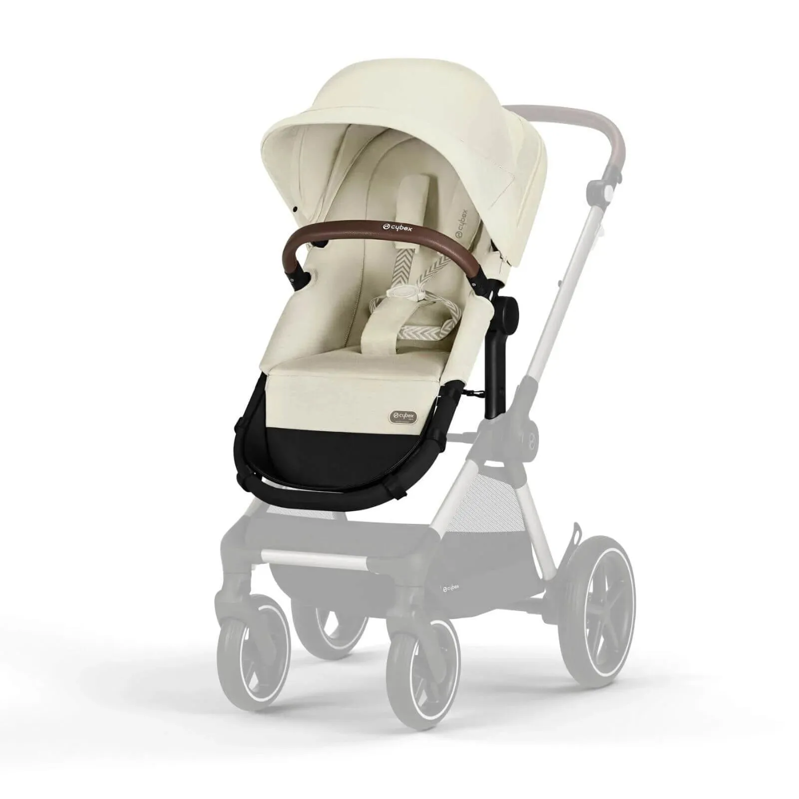 Cybex Eos Lux Silver 2-in-1 Pushchair - Seashell Beige