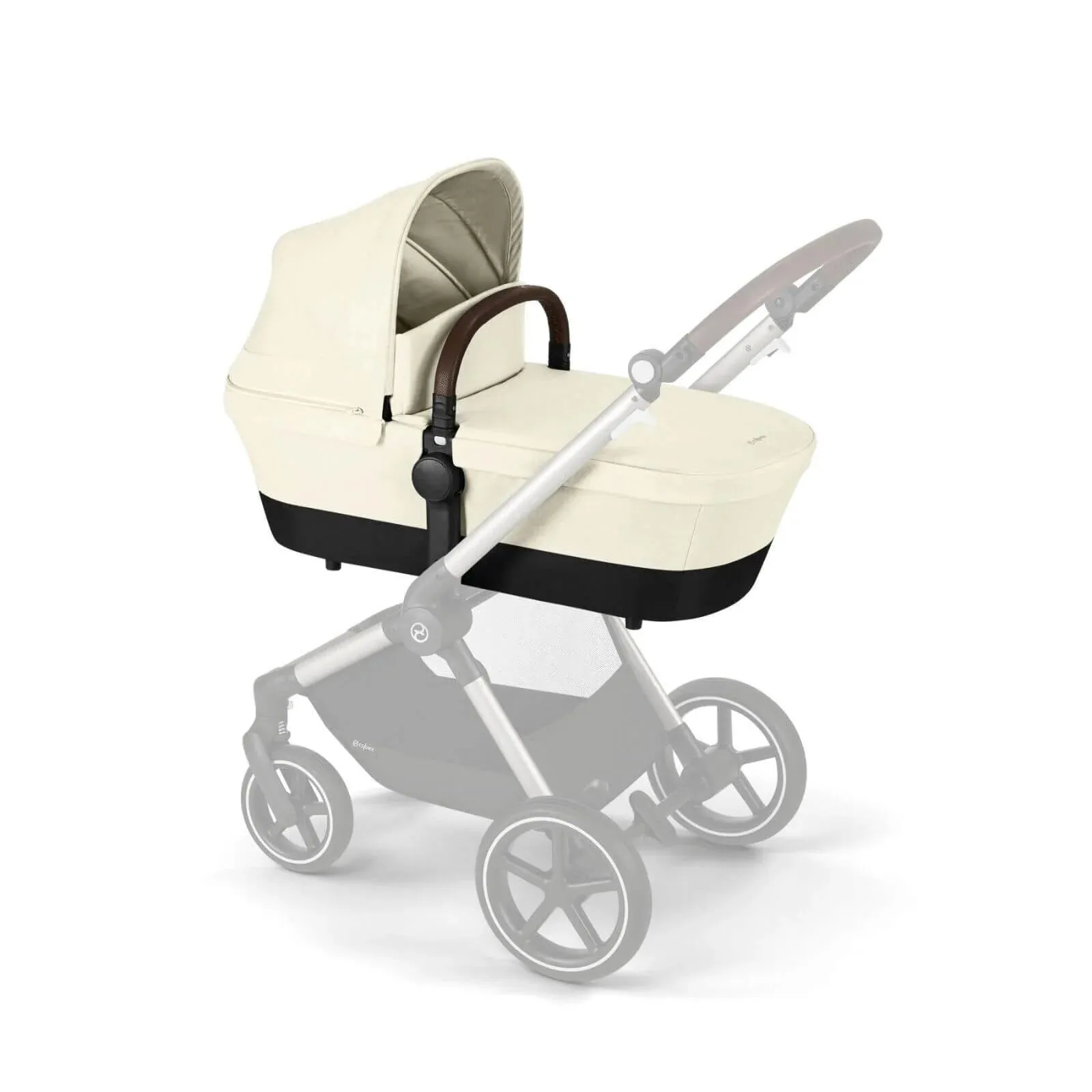 Cybex Eos Lux Silver 2-in-1 Pushchair - Seashell Beige