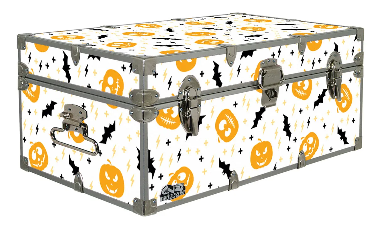 Designer Trunk - Pumpkins & Bats - 32x18x13.5"