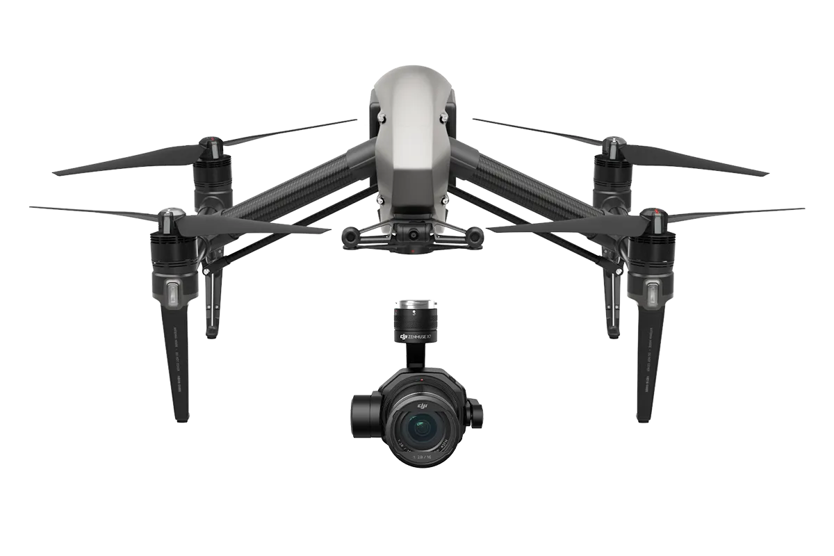 DJI Inspire 2 Standard Combo with Zenmuse X7 Camera Ready to Fly Cinema Drone