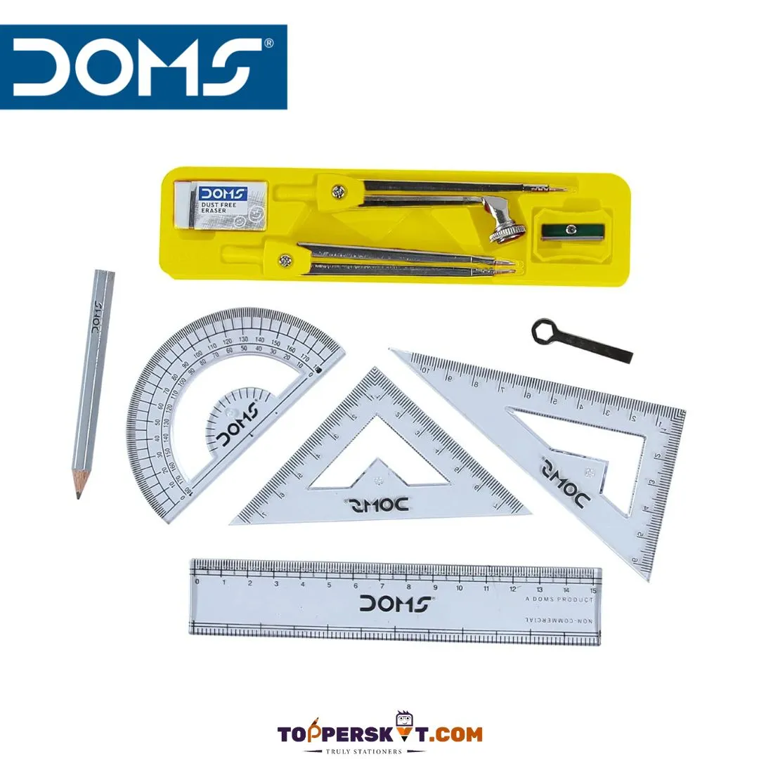 Doms Geomiti Mathematical Drawing Instrument Box ( Pack Of 1 )