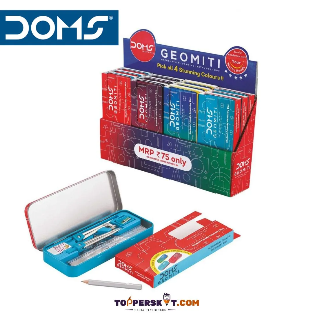 Doms Geomiti Mathematical Drawing Instrument Box ( Pack Of 1 )