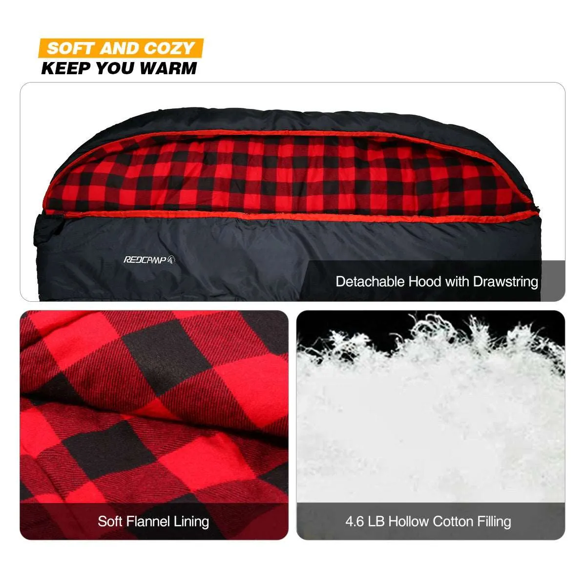 Double Sleeping Bag for Adults