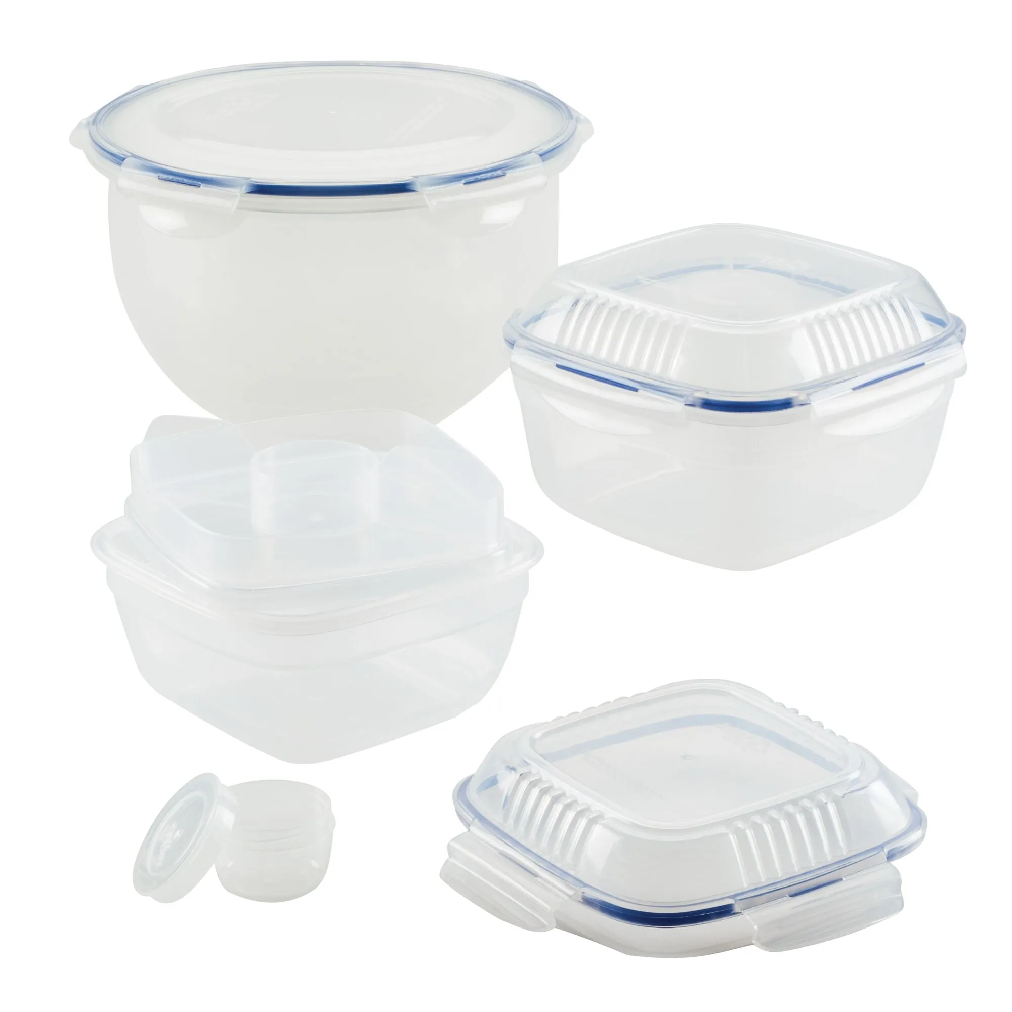 Easy Essentials 6-Piece Salad On-the-Go Container Set