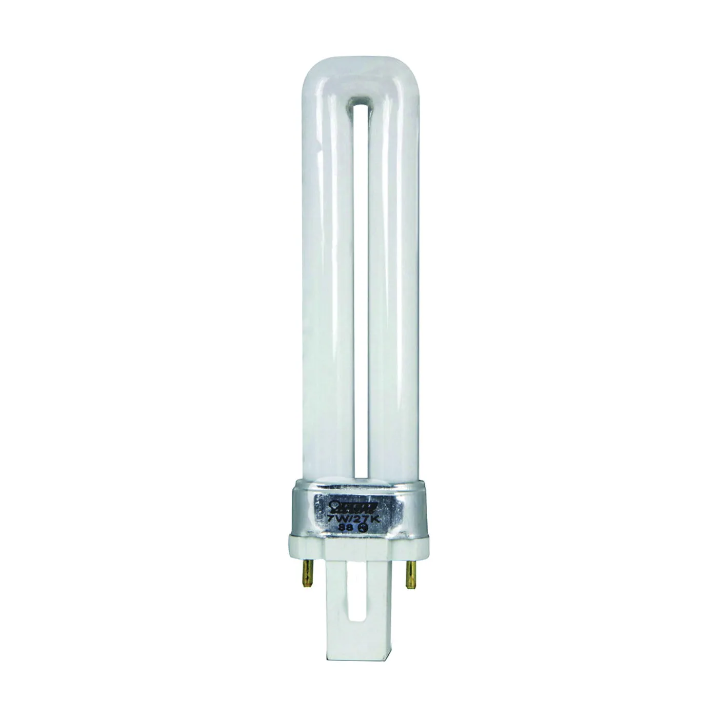 Feit Electric BPPL7 Compact Fluorescent Bulb, 7 W, PL Lamp, G23 Lamp Base, 400 Lumens, 2700 K Color Temp