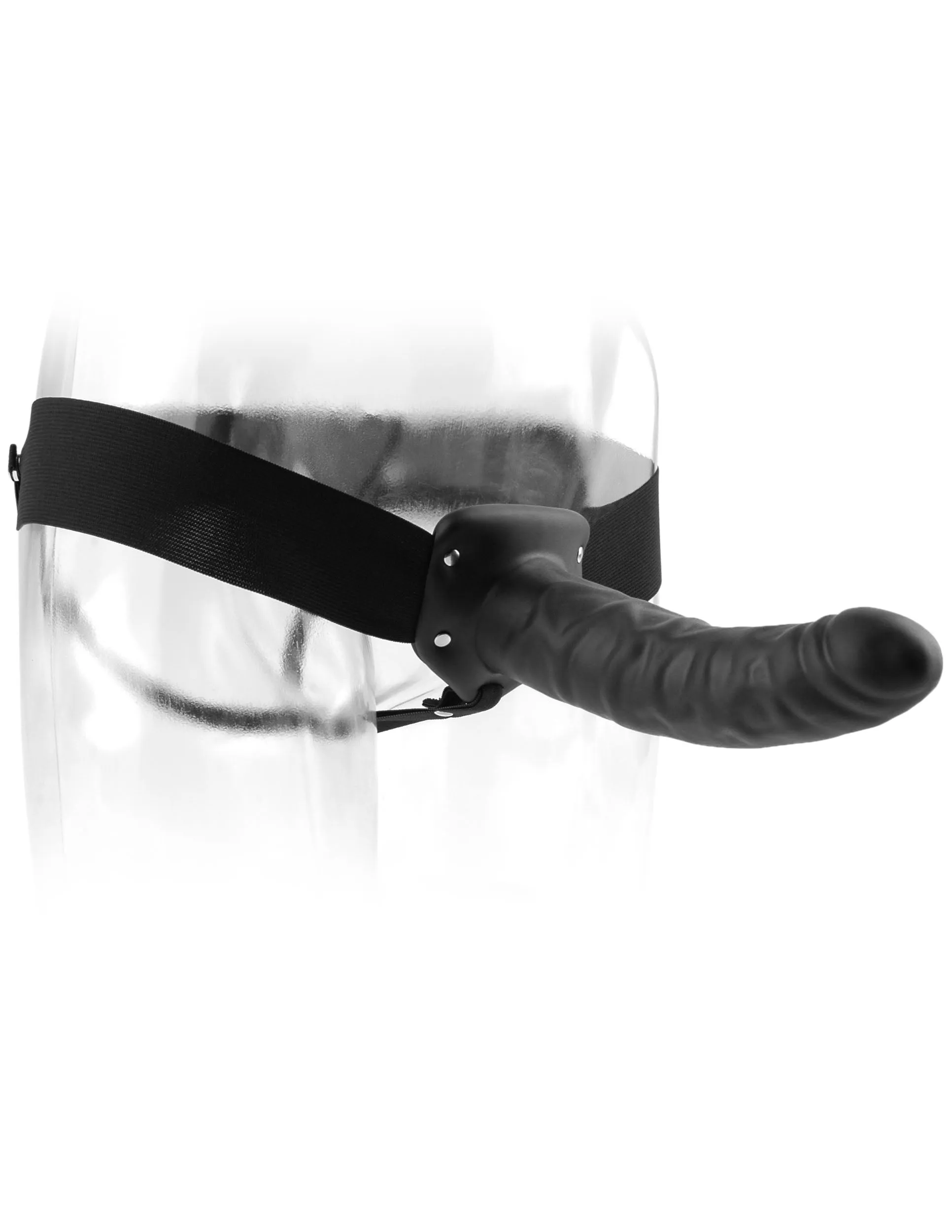 Fetish Fantasy 8in Hollow Strap On Black