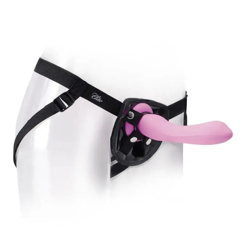 Fetish Fantasy Black Adjustable Strap-on Harness with Silicone O-ring