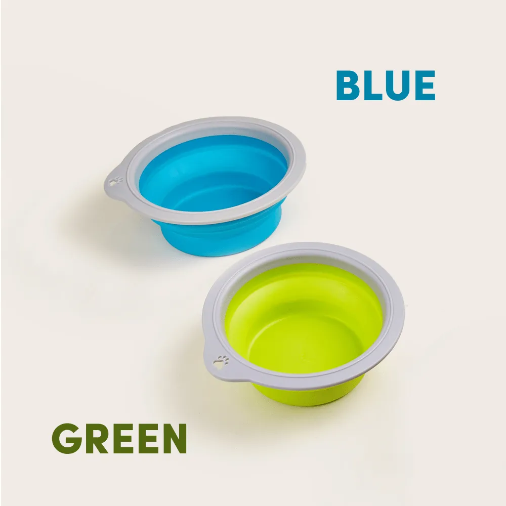 Fofos Collapsible Bowl for Dogs (Blue)