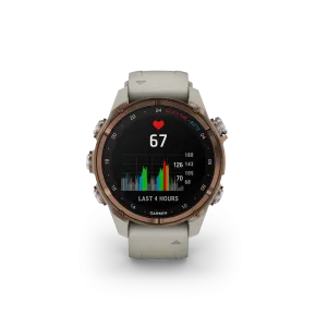 Garmin Descent Mk3I Dive Computer 43Mm Bronze Pvd Titanium With French Grey Silicone Band