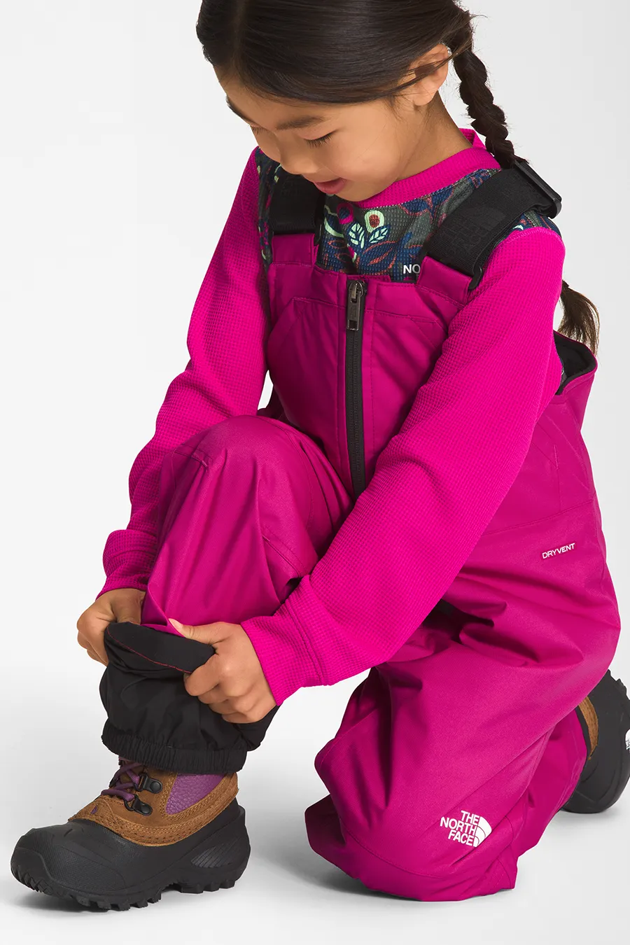 Girls North Face 2-Piece Winter Set (Size 6 left)