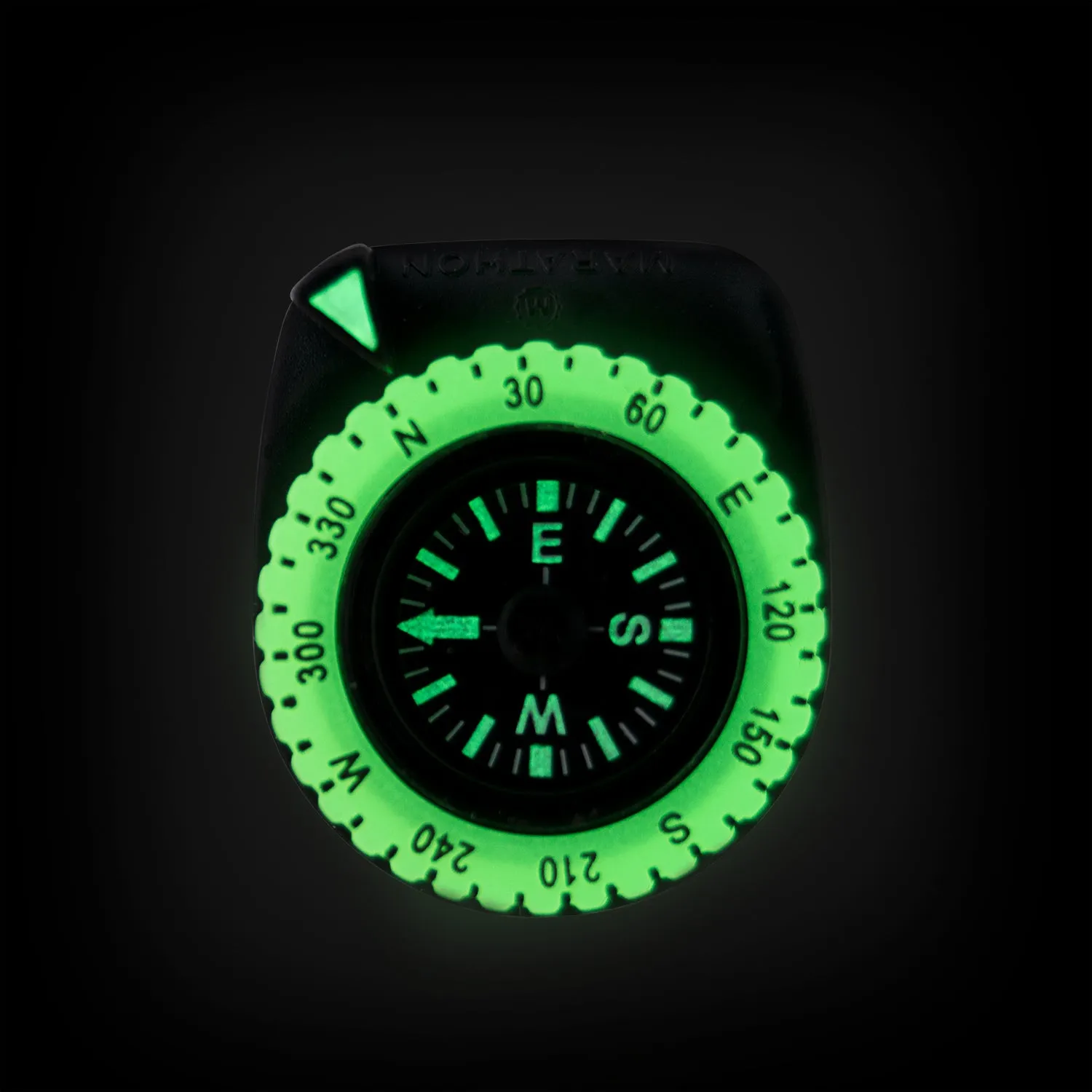 Glow-in-the-Dark Clip Compass