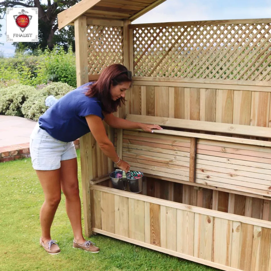 Hampshire Arbour with Storage Box