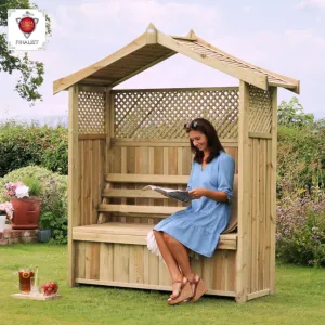 Hampshire Arbour with Storage Box