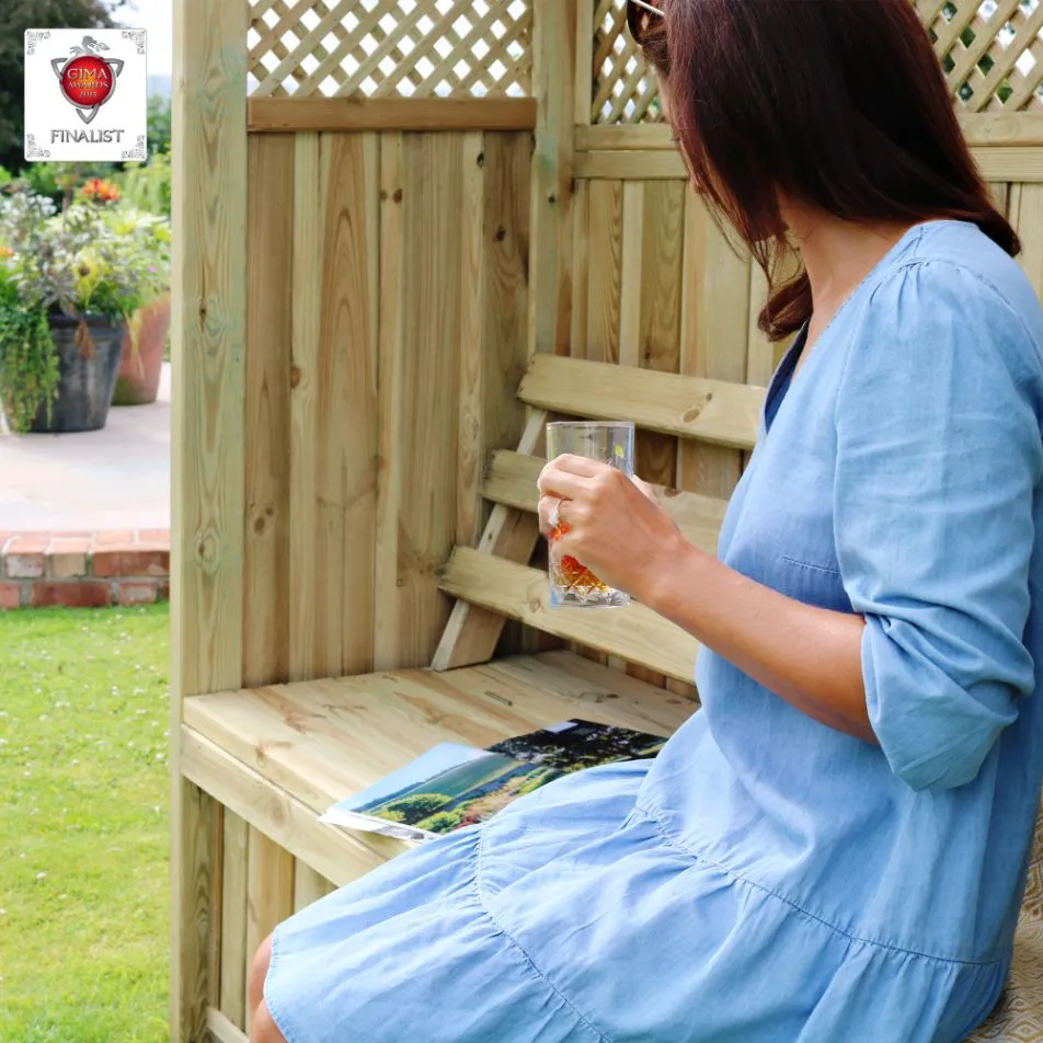 Hampshire Arbour with Storage Box