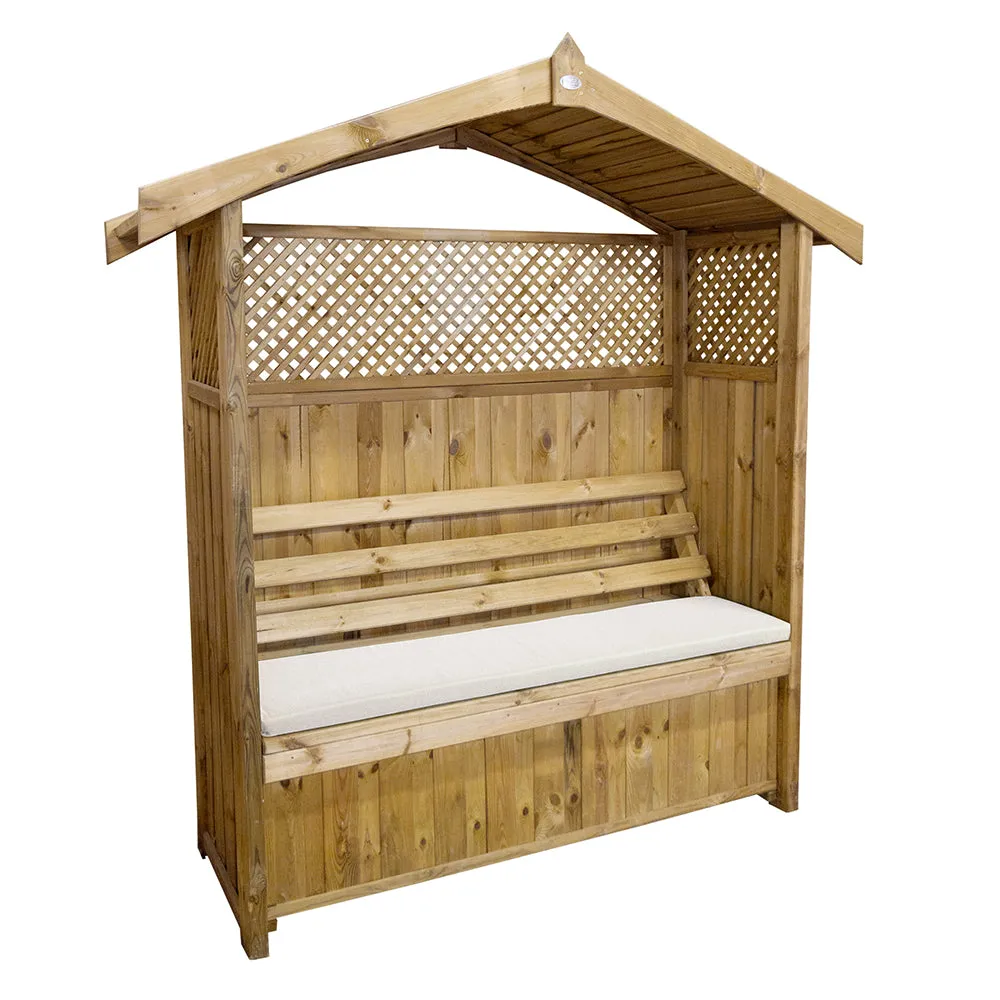 Hampshire Arbour with Storage Box