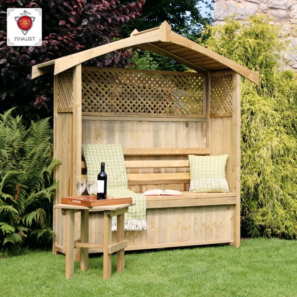 Hampshire Arbour with Storage Box