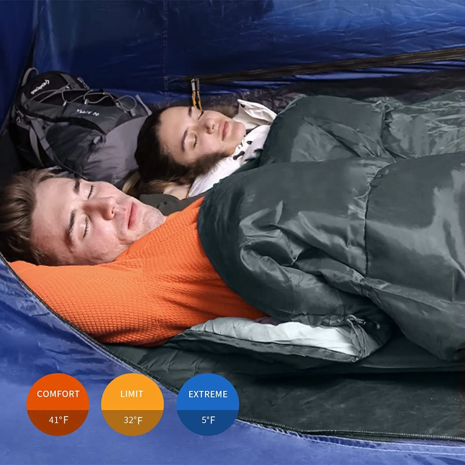 KingCamp Sports Hunter Sleeping Bag Single/Double