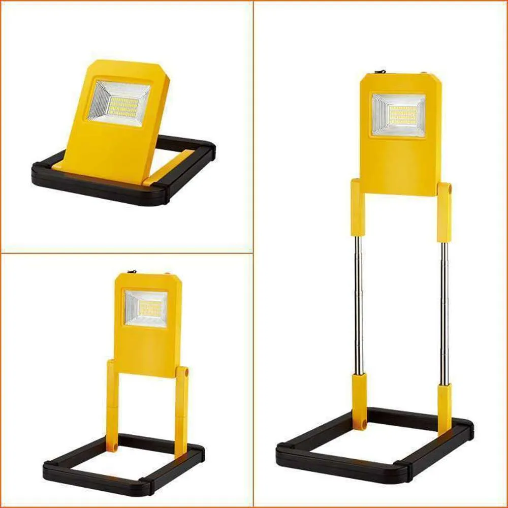 Liper LED Rechargeable 30W Flood Light Adj Stand