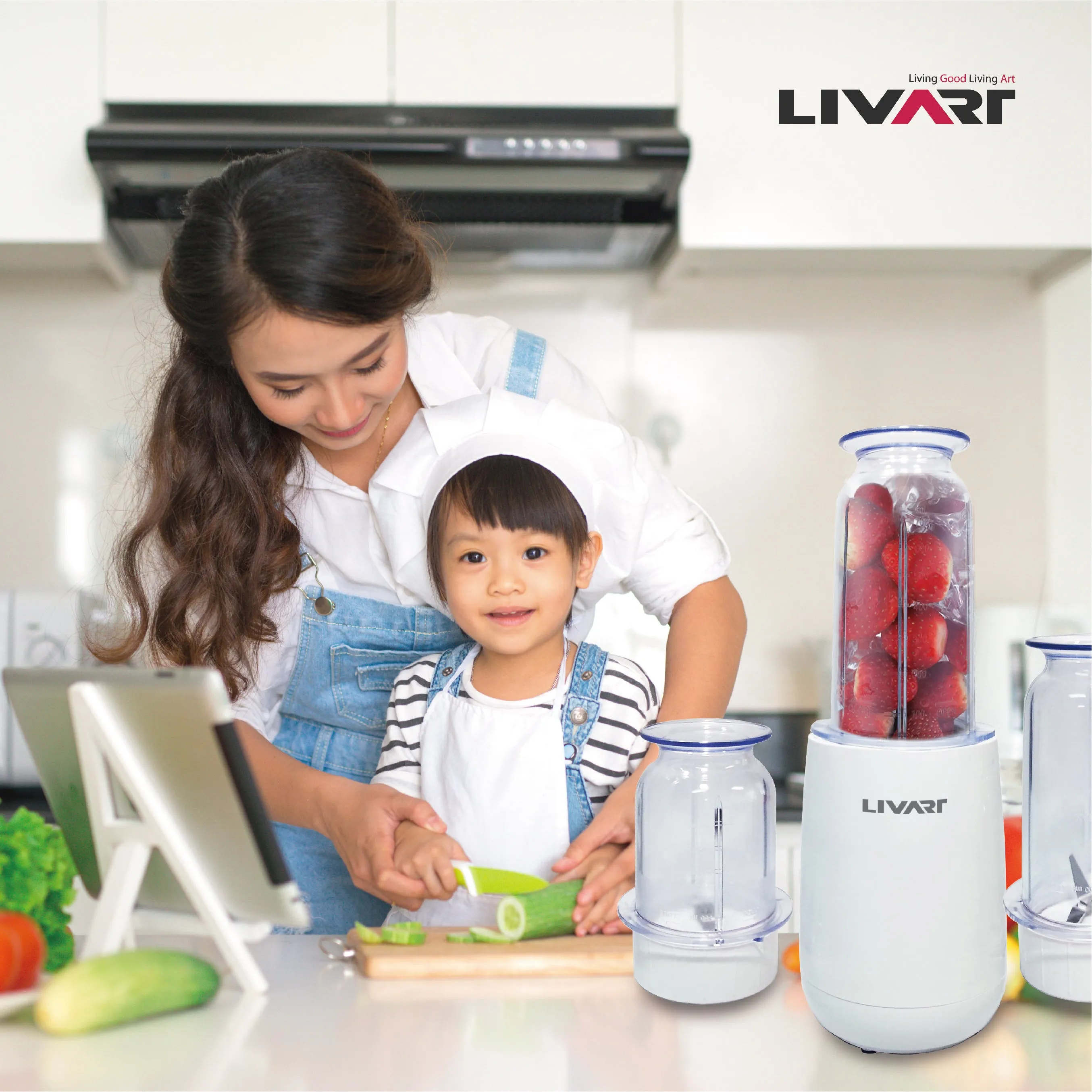 Livart LG-800 Mini Mixer High-Speed Blender