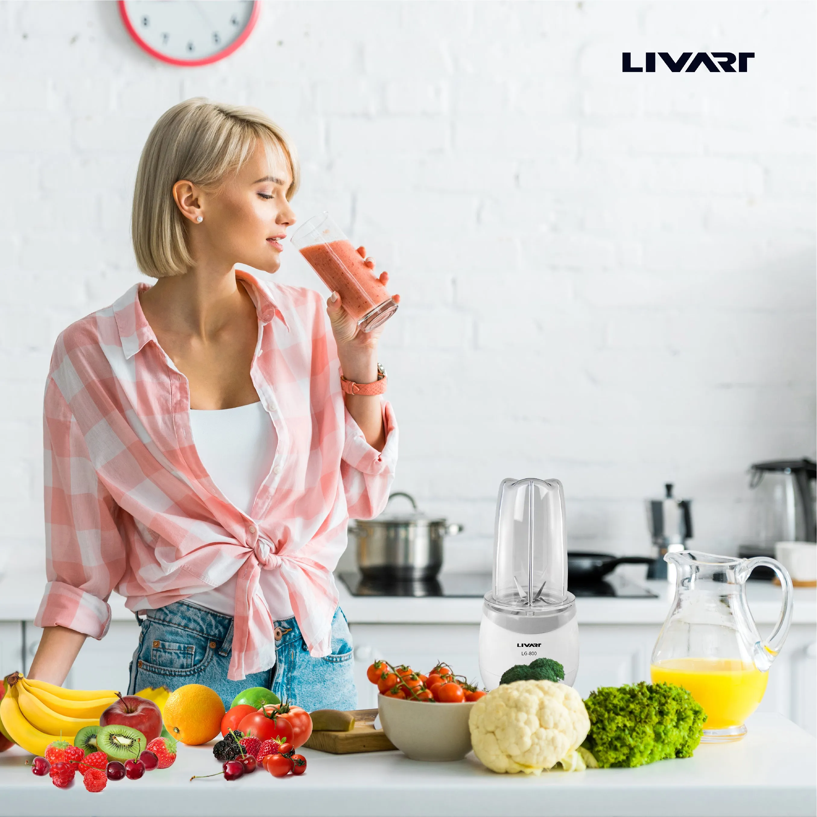 Livart LG-800 Mini Mixer High-Speed Blender