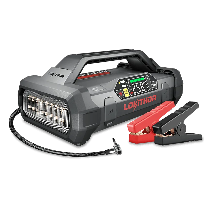 LOKITHOR JA2500 Jump Starter with LiFePO4-Tech 2500Amp