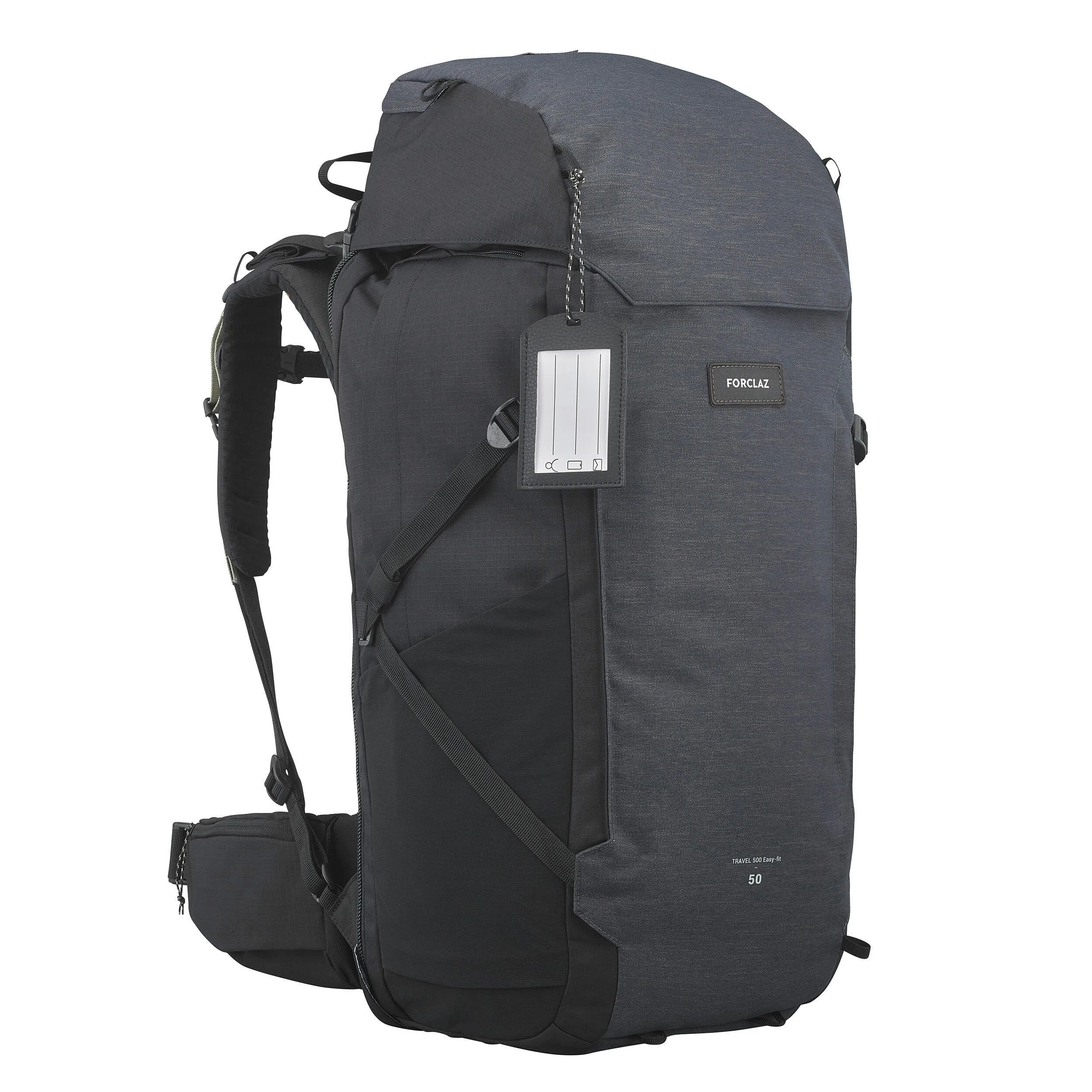 Men's travel backpack 56 l Forclaz Travel 900, dark gray